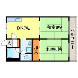 市兵衛第2ビルの物件間取画像